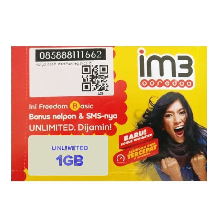 Kartu Perdana Indosat 1GB Unlimited | Shopee Indonesia