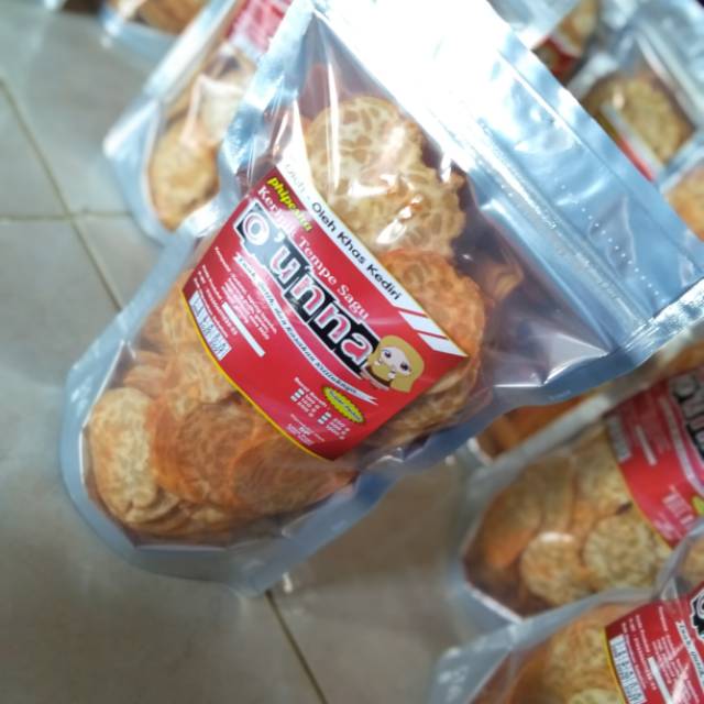 

Keripik tempe sagu O'unna