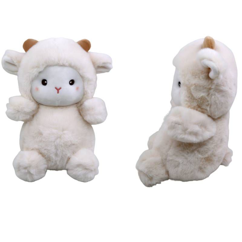 23cm New Kawaii Sheep Elephant Bear Plush Toy Cute Soft Model Stuffed Doll Pendant Toy Kids Christmas Birthday Christmas Gift