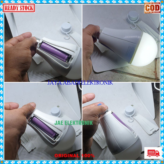 G489 ORI Lampu Emergency emergensi LED darurat emergenci magic lamp morgen baterai cas 18650 bohlaM