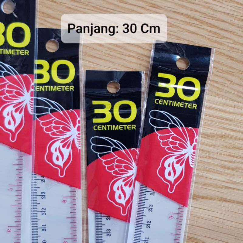 

Penggaris Butterfly 30CM Murah Isi 12Pcs