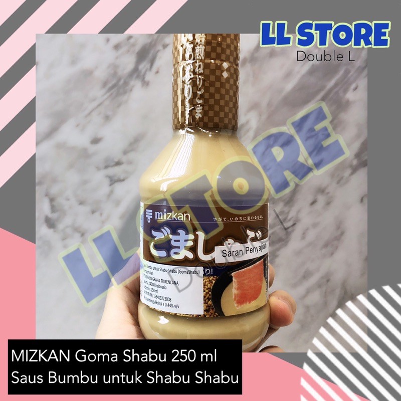 

MIZKAN Goma Shabu 250ml | Saus Wijen Bumbu Shabu Jepang 250 ml