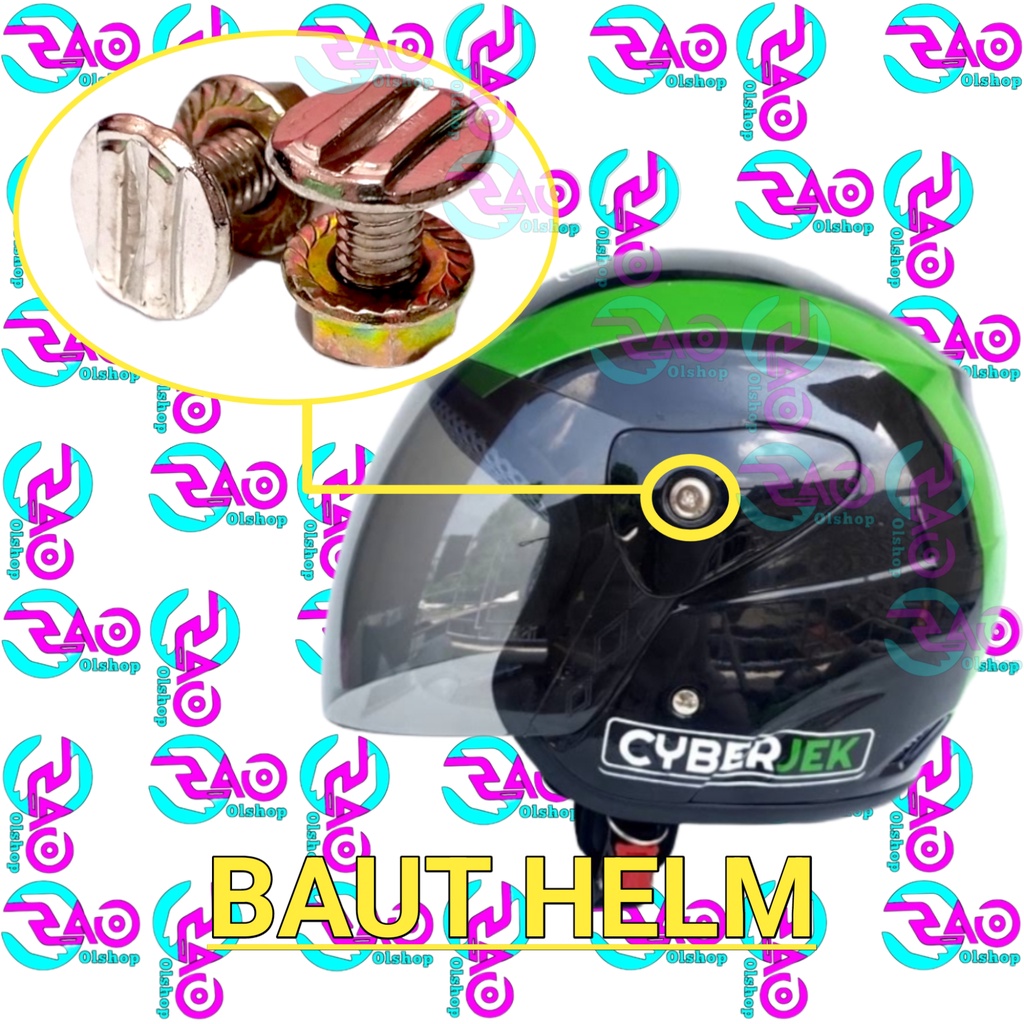 Baut Helm GM EVO Helem Shopee GOJEK GRAB Evolution