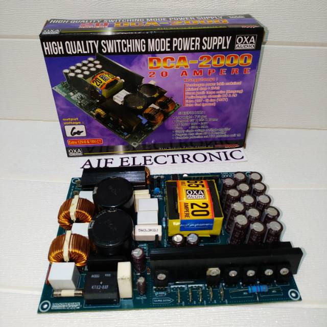 Kit Power Suply switching SMPS 20Ampere ct 65Volt DCA-2000