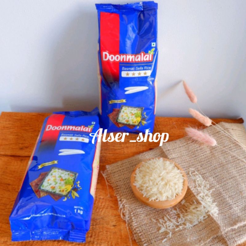 

Doonmalai Beras Basmati Creamy Sella 1 kg [KEMASAN ASLI BUKAN REPACK]