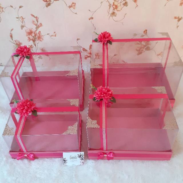 Box Kotak Hantaran Seserahan Lamaran Pernikahan Minimalis Ukuran S (30x20x16) GeeiKa | Shopee ...