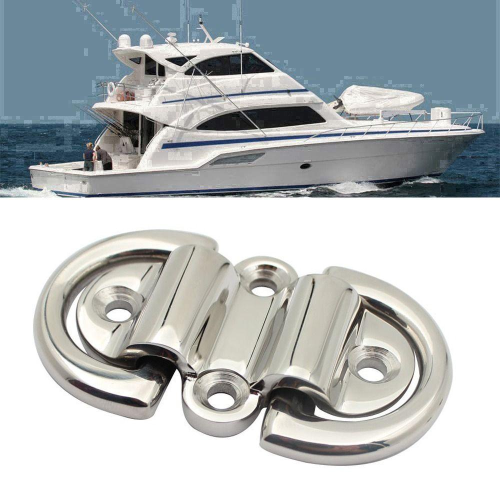 Top Deck Pull Handle Floor Buckle Bahan Satinless Steel Marine Boat Hardware Gesper Berbentuk D