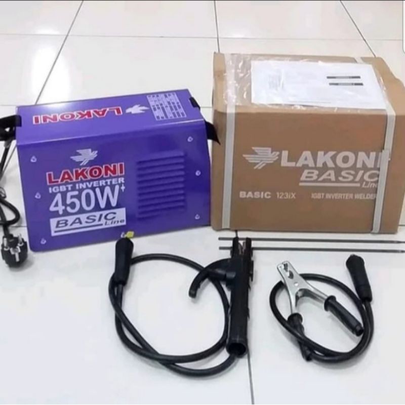 Mesin las LAKONI 450watt BASIC 123ix inverter IGBT