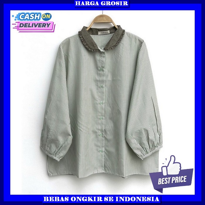 Atasan Model Kekinian Blus Casual Blous Import Buju Model Terbaru Blouse Import Termurah Atasan Kore