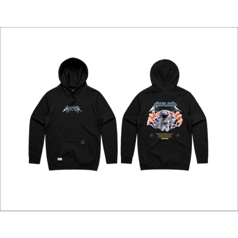 JAKET HOODIE, DISTRO ILLIONIS, HUMAN