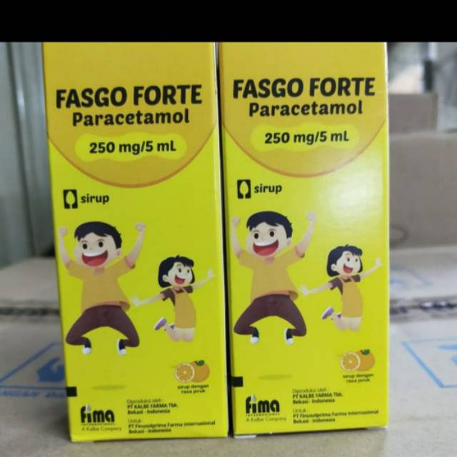 Fasgo forte paracetamol syrup 60ml