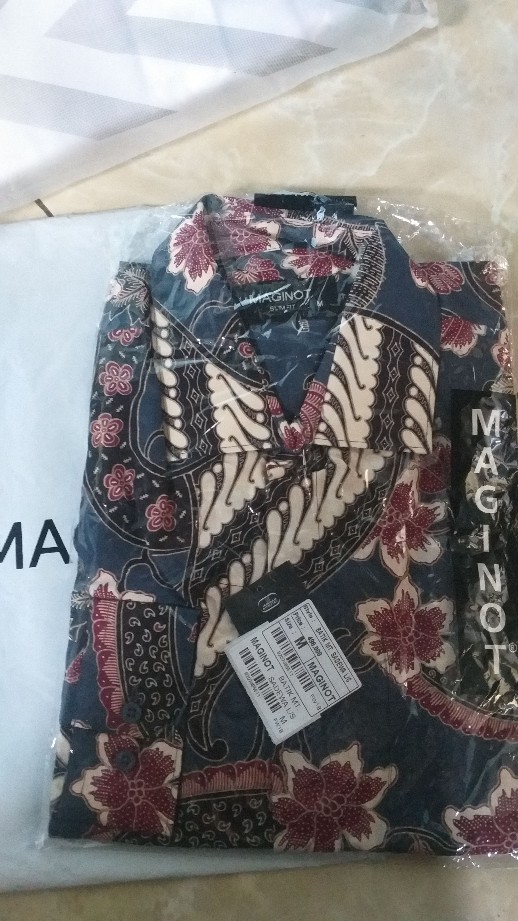 Maginot Kemeja Batik Pria Sadewa-ls Lengan Panjang
