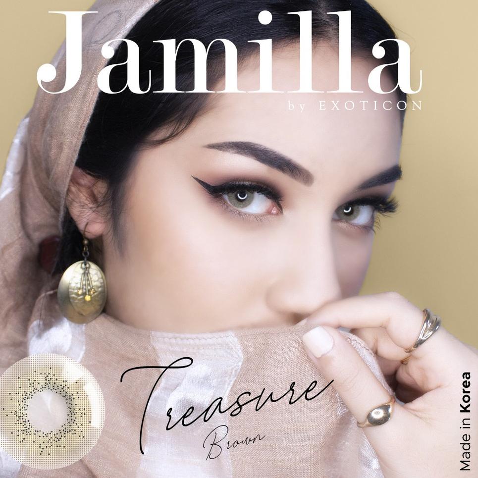 {UAH.05Nv21υ} SOFTLENS MINUS JAMILLA  by EXOTICON (TREASURE BROWN & EMPIRE FOREST)