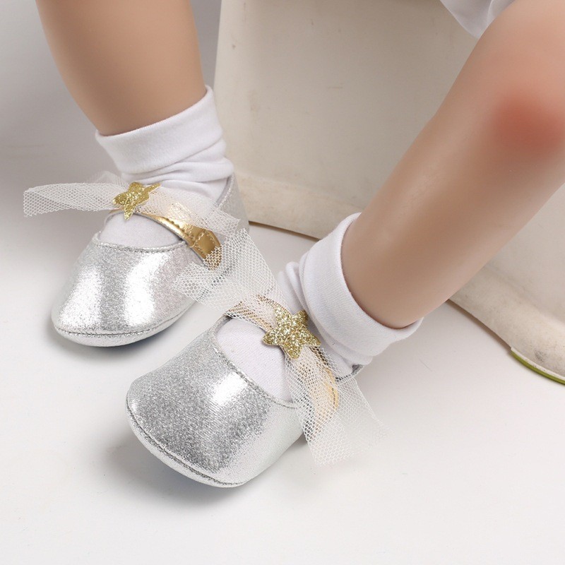 Sepatu Bayi | Sepatu NB | Prewalker Ribbon Star