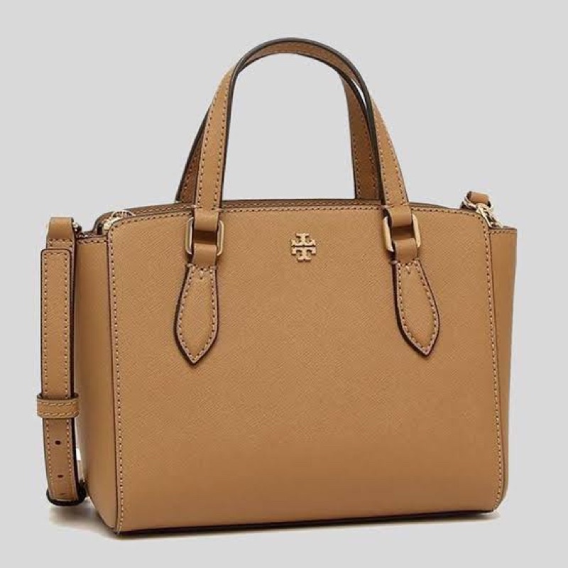 Tory Burch Emerson Mini Top Zip cardamom