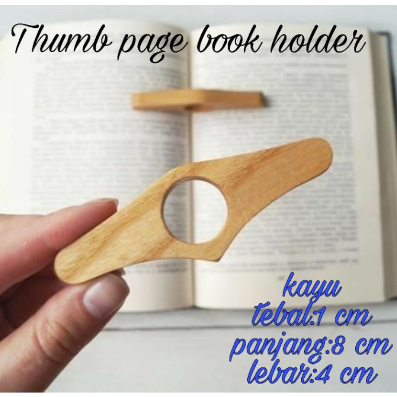 

thumb page book holder