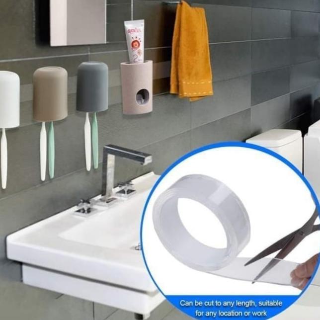 

➴ NANO MAGIC DOUBLE TAPE BENING TAHAN AIR 30MM x 2METER ♛