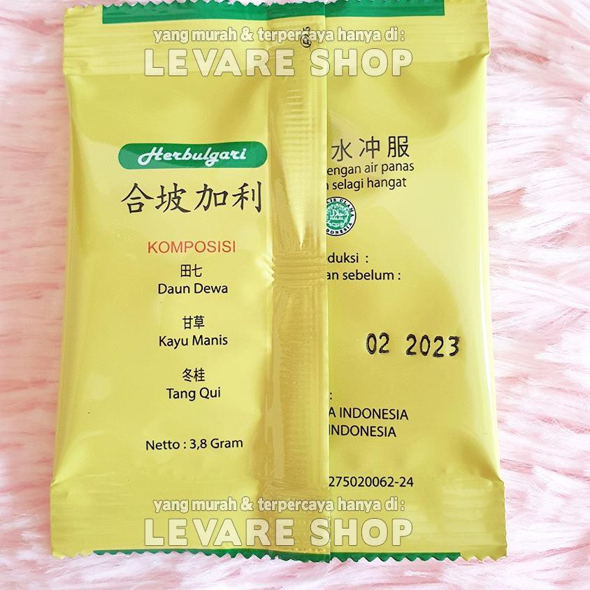

Teh Herbulgari PAKET 10 SACHET Alami Asli Herbugari Herburgari 100% ORIGINAL 2T6