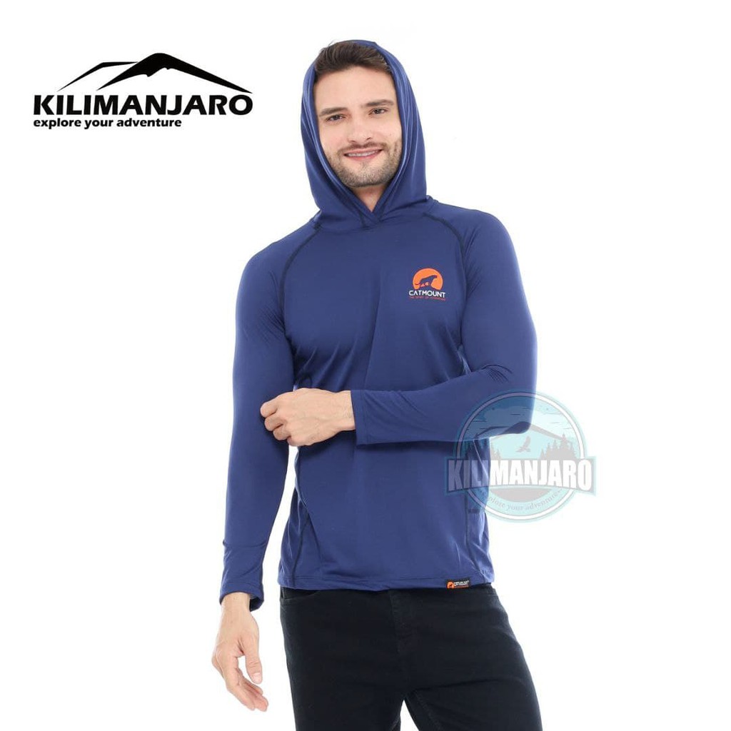 Baselayer Hoodie Catmount Volgan Series Baju Running Sepeda &amp; mendaki