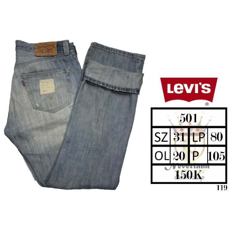 levis 501 second original