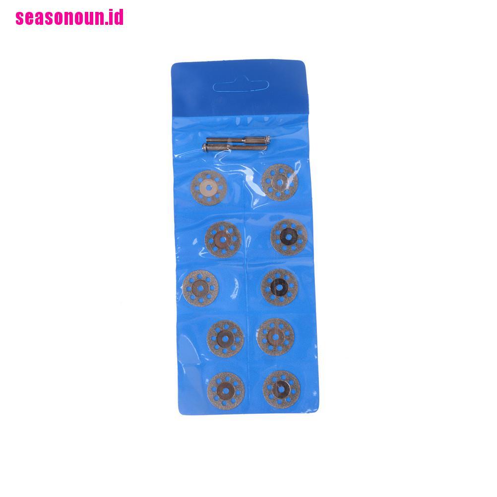 10 Pcs Disk Pemotong Berlian 20mm Untuk Roda Gerinda Logam