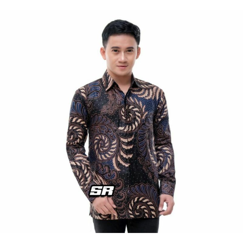 KEMEJA BATIK PRIA BATIK NAKULA TERPOPULER PROMO BIG SALE TERMURAH DI SHOPEE