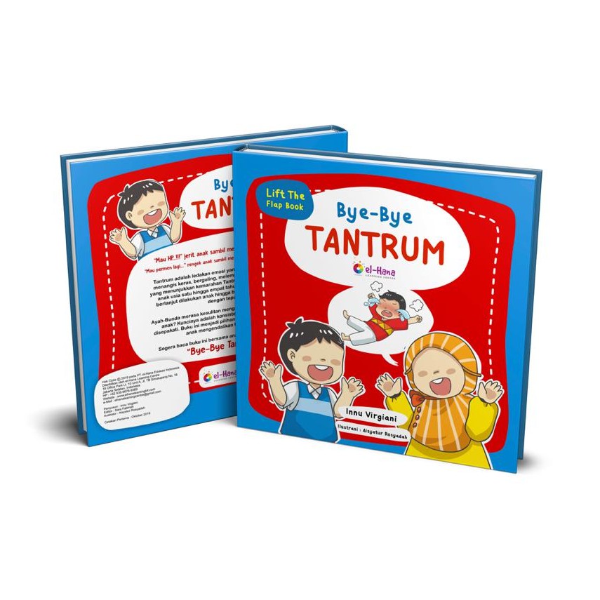 BYE BYE TANTRUM FLIP FLAP BOOK ELHANA