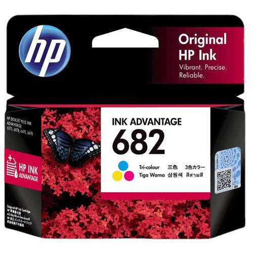 HP 682 Color Tinta Printer Original Resmi Hp Indonesia