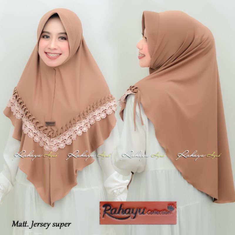 [Uus Hasanah] KEPANG RENDA••Hijab Renda•Kerudung instan•Jilbab Instan Renda