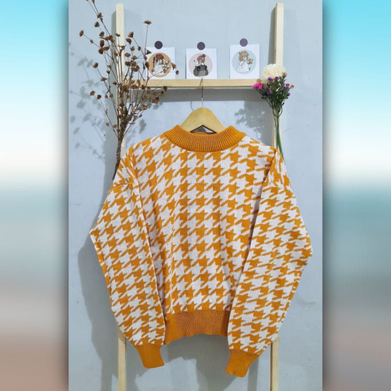 JENNIE SWEATER / ATASAN RAJUT PREMIUM WANITA / SWEATER KOREAN STYLE / BLOUSE RAJUT / OUTWEAR RAJUT TERBARU