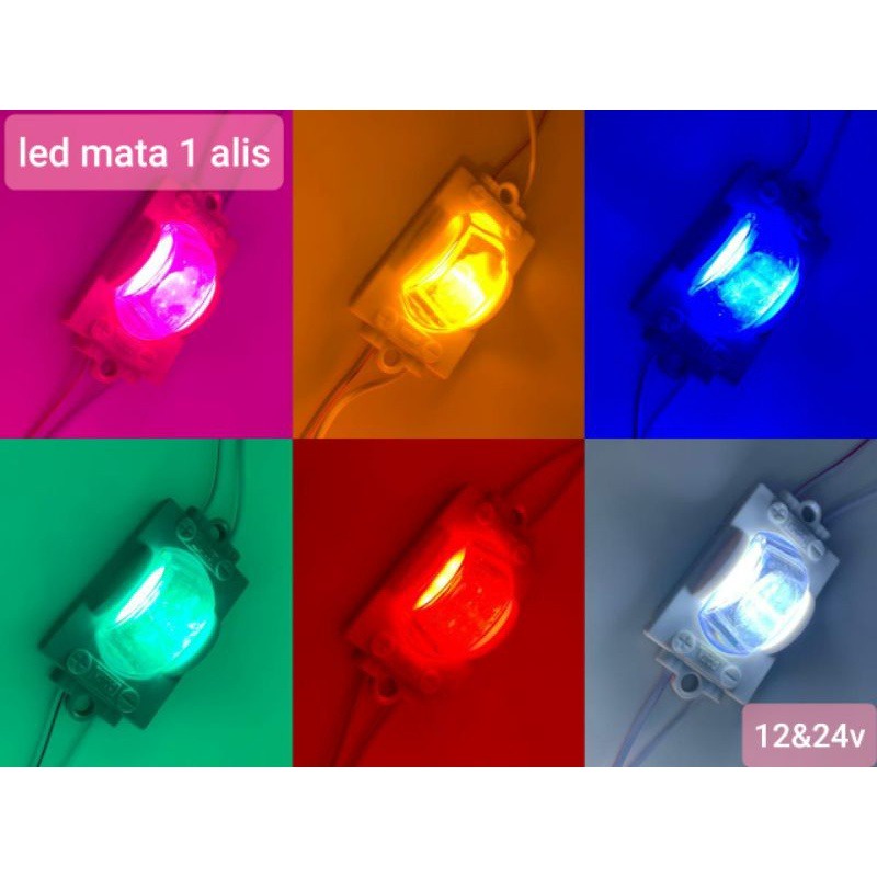 LED CRISTAL MATA 1 NYALA ALIS SUPER TERANG