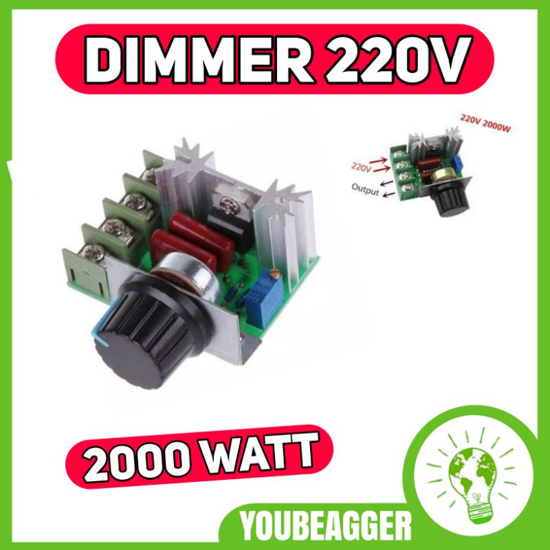 Dimmer 220V 2000Watt Scr Regulator