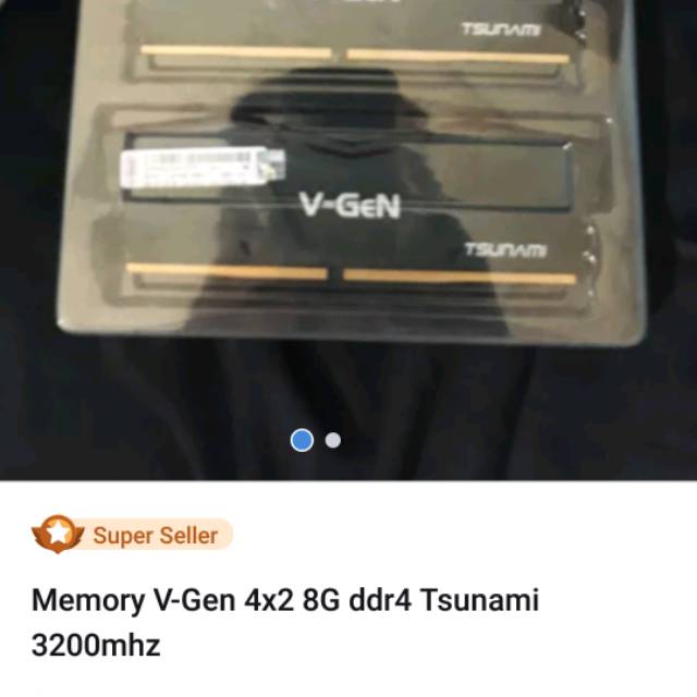 Memory v-gen 4x2 8G tsunami 3200mhz
