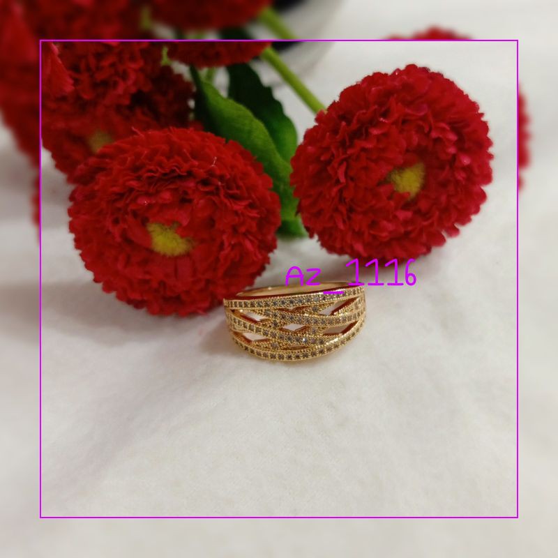 Cincin permata xuping_Cincin dewasa gold_Cincin xuping murah