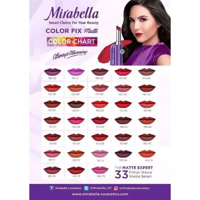 ❤ jselectiv ❤ MIRABELLA Lipstick Color Fix | Lipstick Batang MIRABELLA