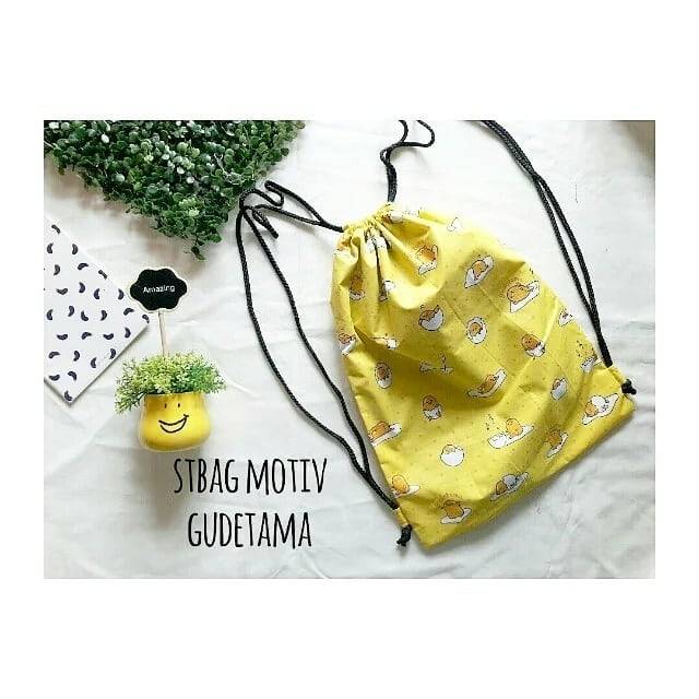 tas ransel serut Stringbag gudetama