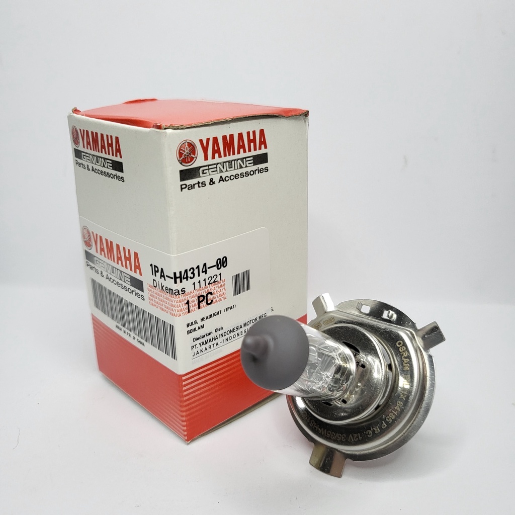 Bohlam Lampu Depan H4-1PA-Motor Yamaha Vixion,Yamaha Scorpio Original