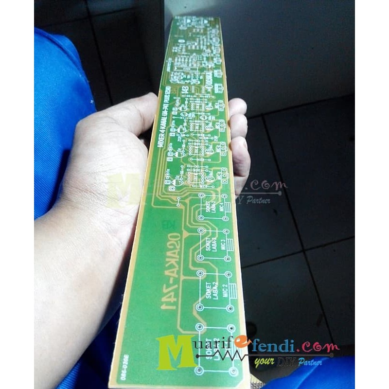 TERBARU PCB MIXER 4 MIC KANAL 741 PLUS ECHO PT2399 DAN TONE OSAKA 143 TERLARIS