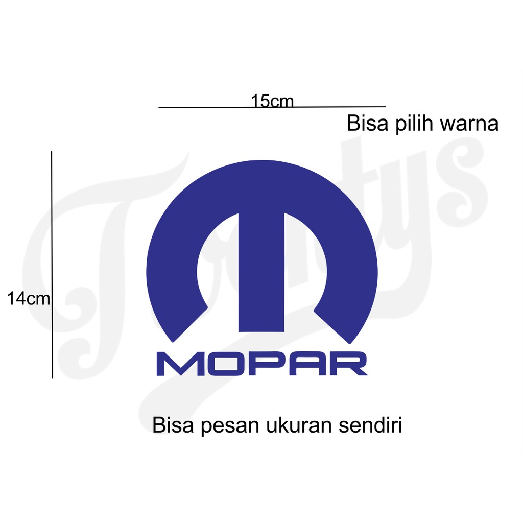 

STIKER MOPAR STICKER CUTTING BISA DITEMPEL DIMANAPUN