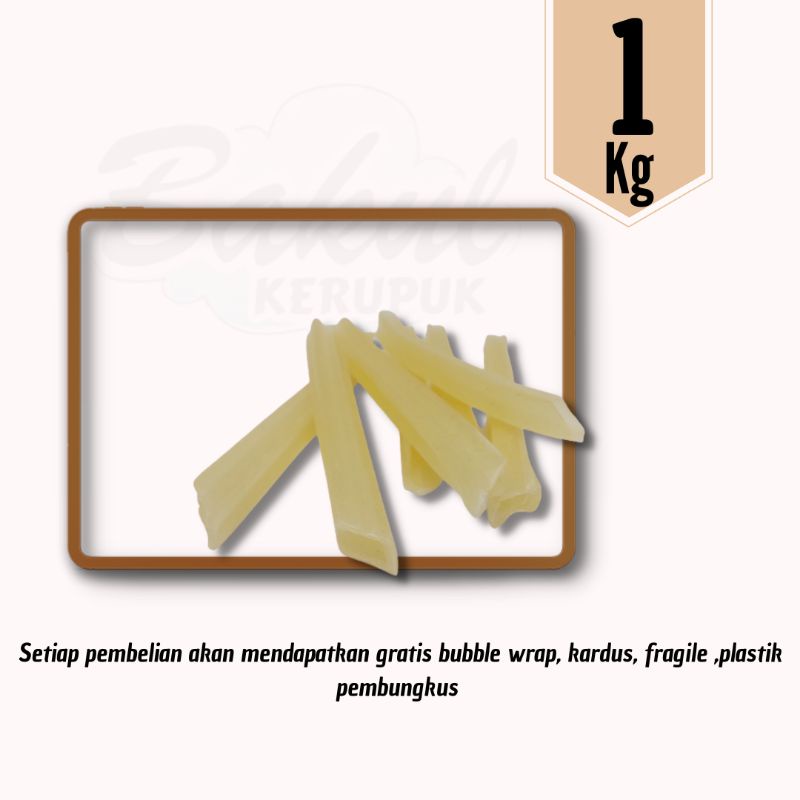 

Kerupuk Mentah Potato Makanan Ringan Kemasan 1 Kg