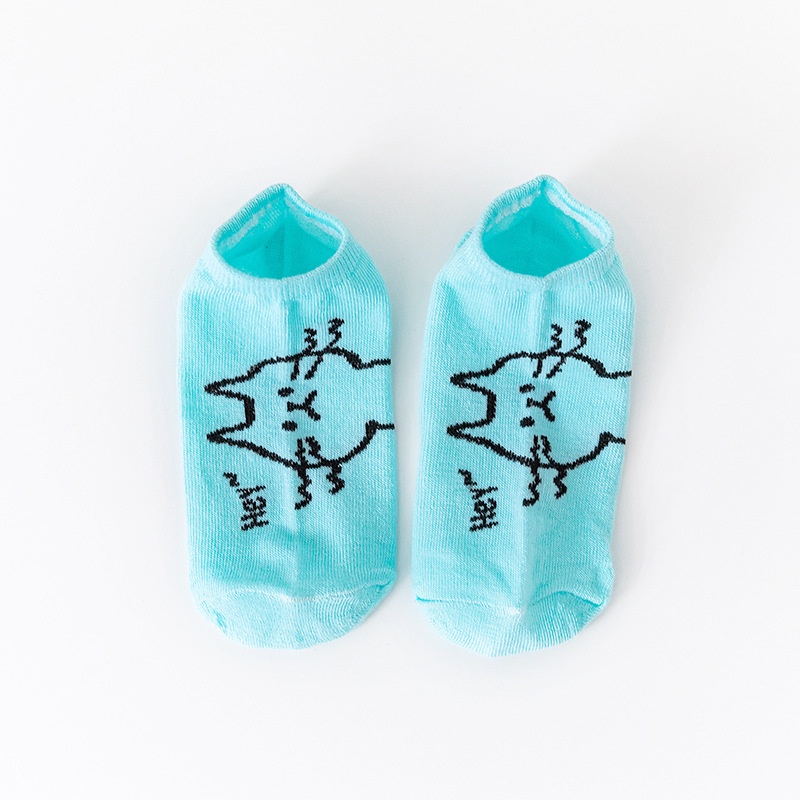 Kaos Kaki Ankle Kaos kaki Cute Kaos Kaki Motif Kaos Kaki Semata Kaki-CAT MINT