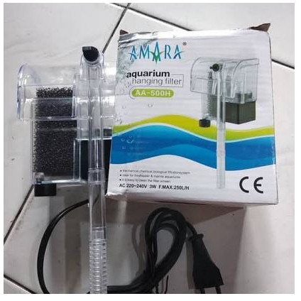 Hanging/Hang On/Filter Gantung Aquascape/Aquarium Amara 500H