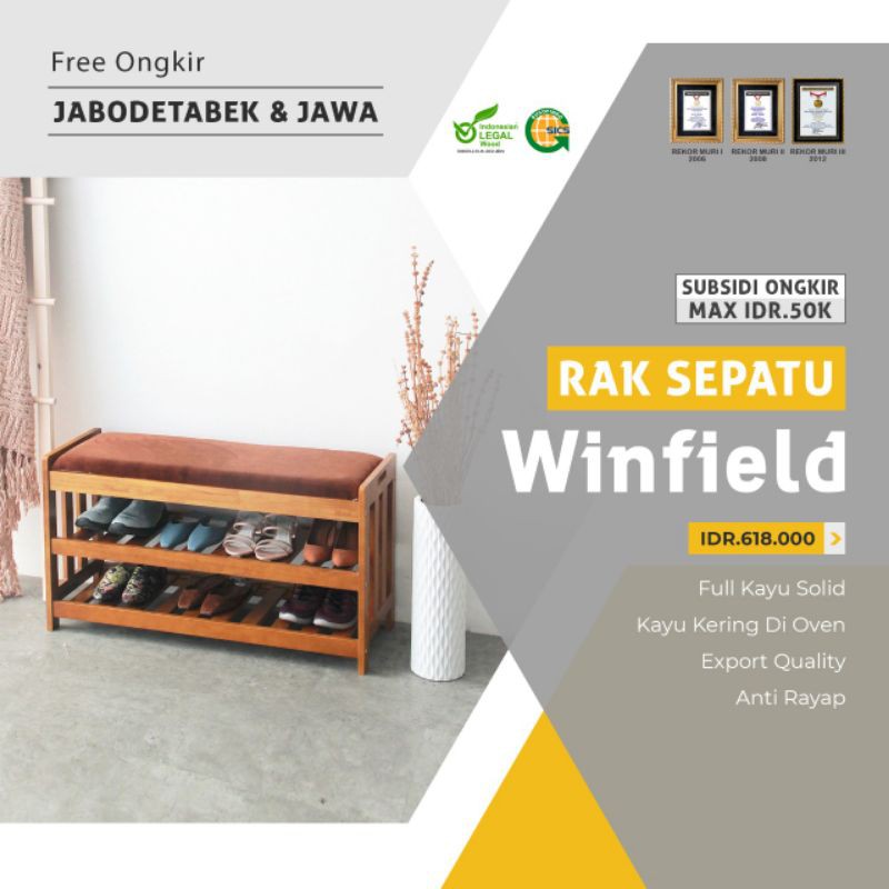 RAK SEPATU WINFIELD