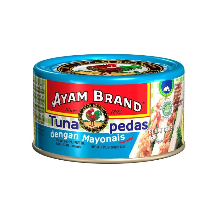 

Gg1Hh Tuna Mayonaise Hot 160G Ayam Brand s1Gkk