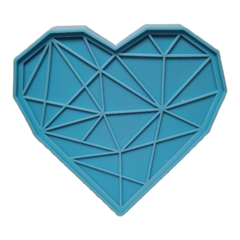 SIY  Epoxy Resin Mold Diamond Heart Jewelry Casting Silicone Mould DIY Crafts Plaster Soap Aromatherapy Wax Making Tool