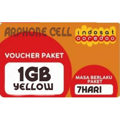 INDOSAT 1GB 7 HARI
