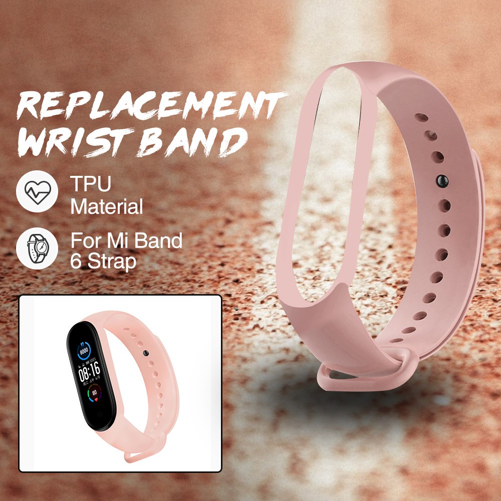 Strap Mi Band 6 5 Tali MiBand 6 5 Tali Jam Xiaomi Band 5 Pengganti Rubber