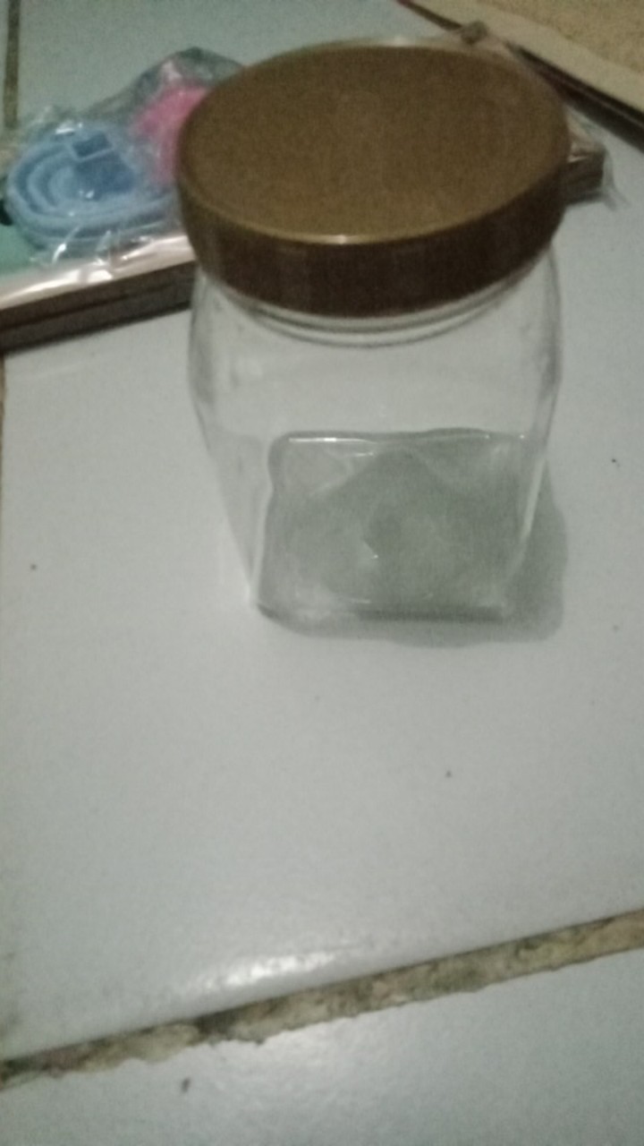 Toples Plastik Kotak 340ml - Toples Sambal/bumbu/selai/kue/parsel/coklat