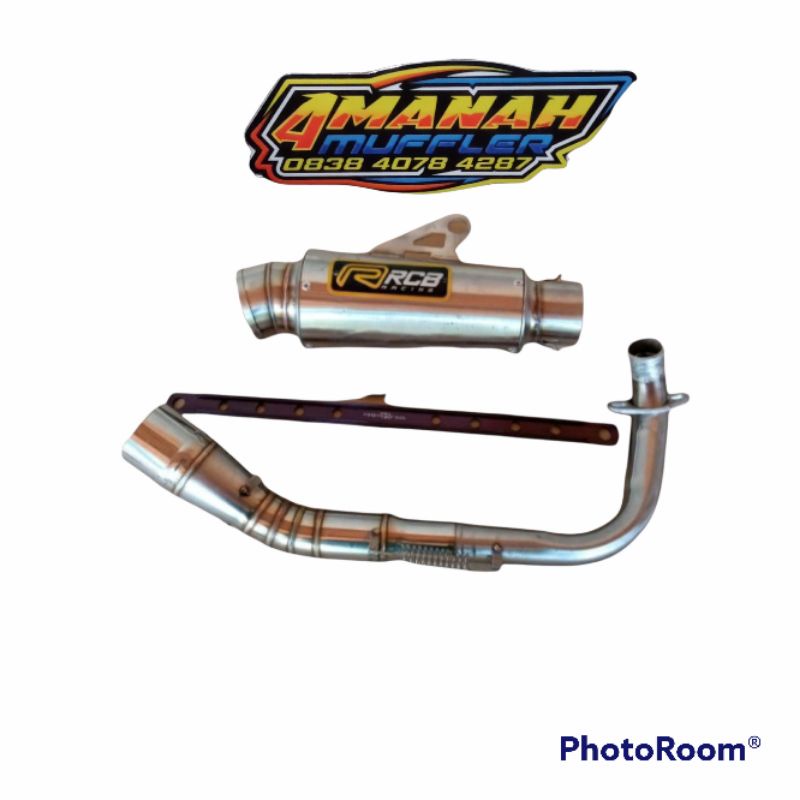 Knalpot racing RCB leher atas for beat/scopy no gasruk