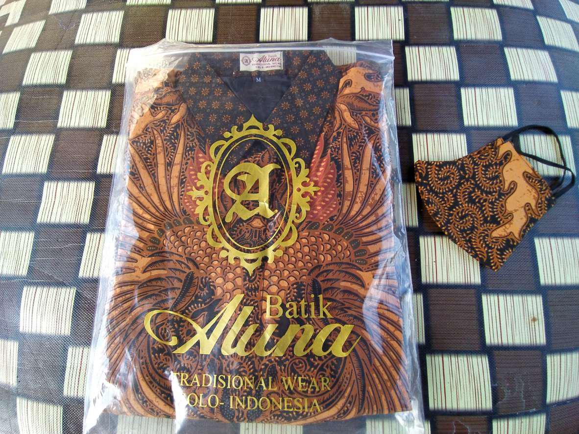 Batik Pria Slim Fit Lengan Panjang Premium Modern Kemeja Batik Pria Slimfit Solo Batik Cowok Gba 094